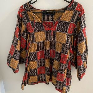 Anthropologie Long Sleeved Blouse